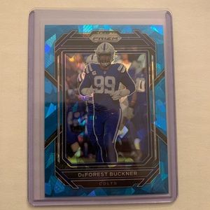 2022 Panini Prizm Blue Cracked Ice DeForest Buckner /99 Indianapolis Colts #126